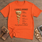 A Bowl's Journey T-Shirt — Orange