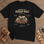Anatomy of a Scrap Pile T-Shirt — Black