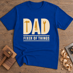 Dad Fixer of Things T-Shirt — Royal