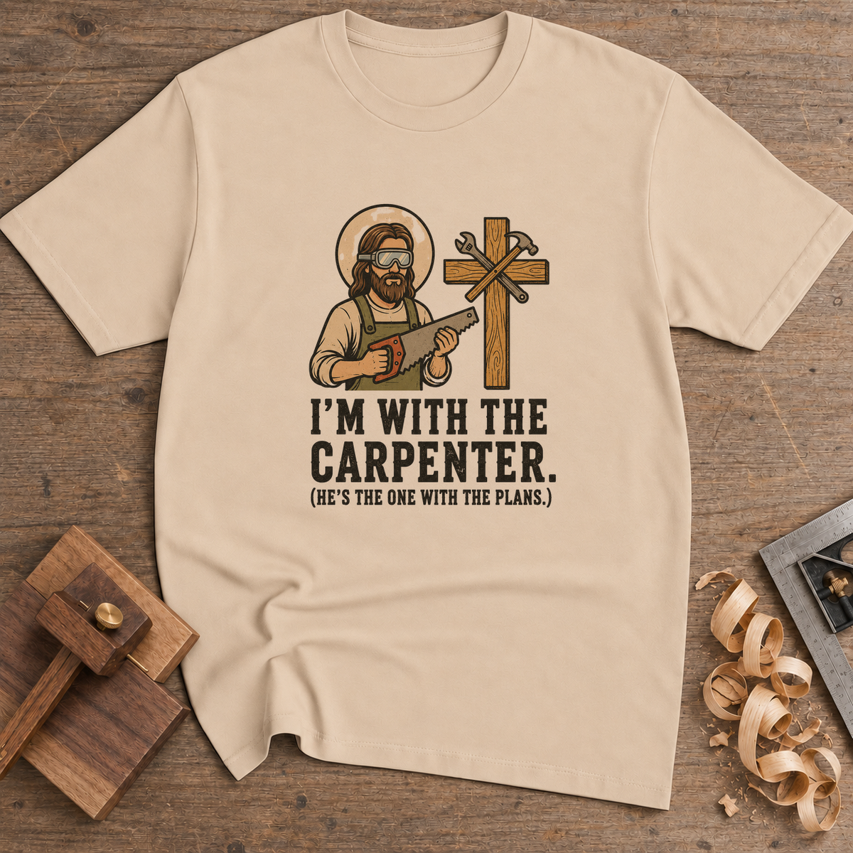 I'm With the Carpenter T-Shirt — Natural