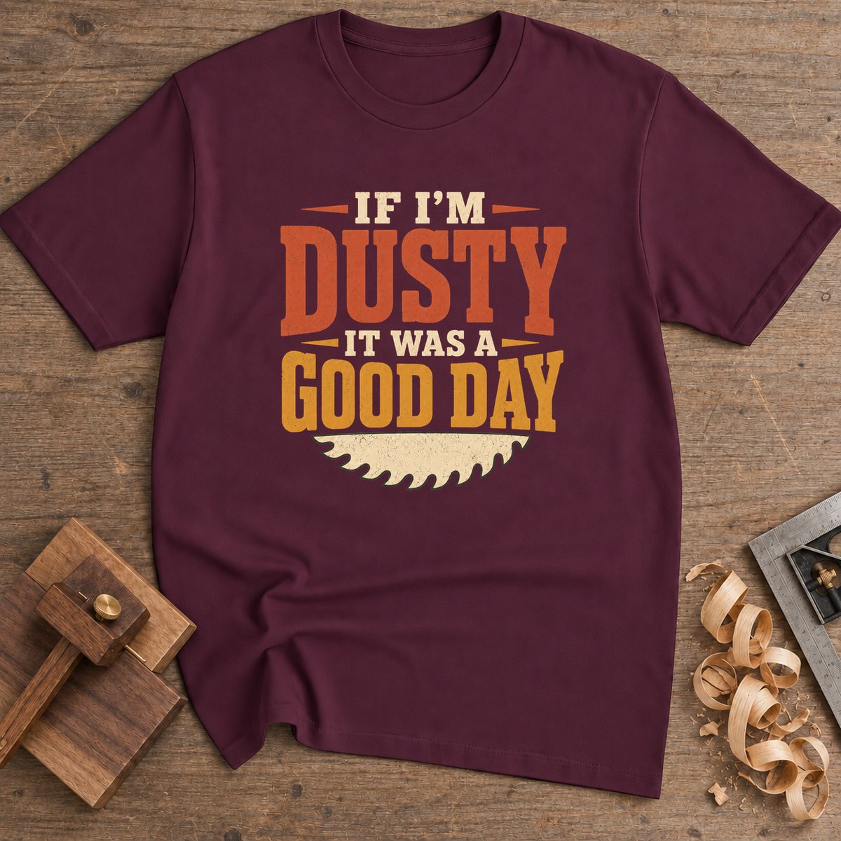 If I'm Dusty It Was a Good Day T-Shirt — Maroon