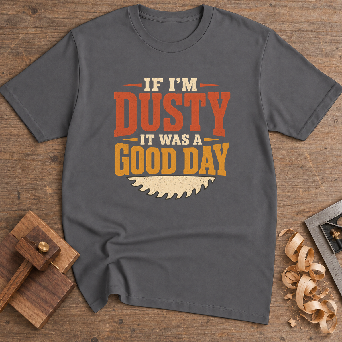If I'm Dusty It Was a Good Day T-Shirt — Charcoal