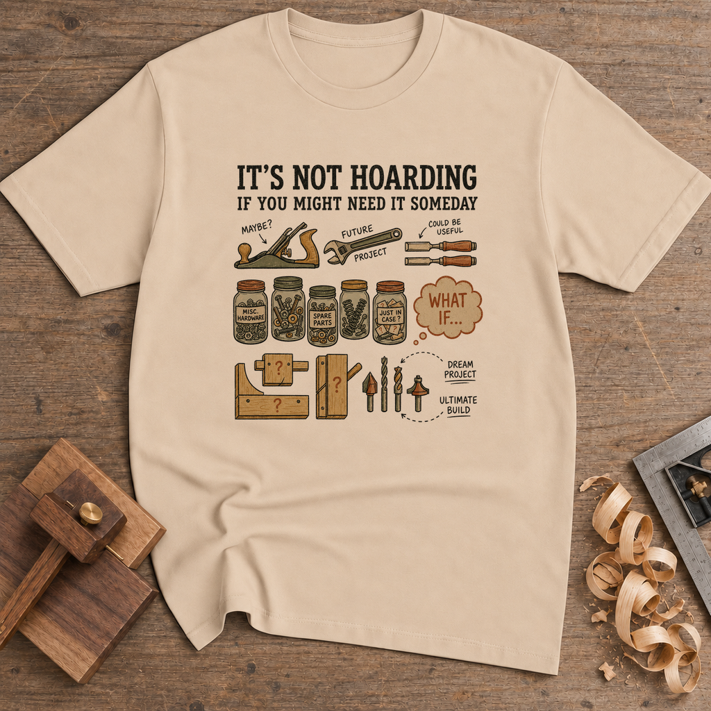 It's Not Hoarding If You Might Need It Someday T-Shirt — Natural