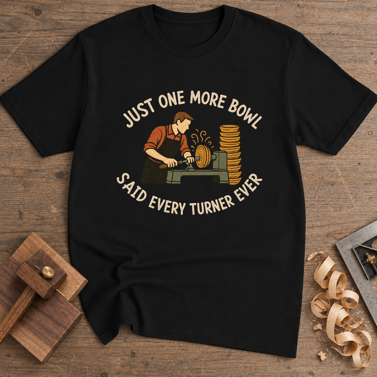 Just One More Bowl Said Every Turner Ever T-Shirt — Black