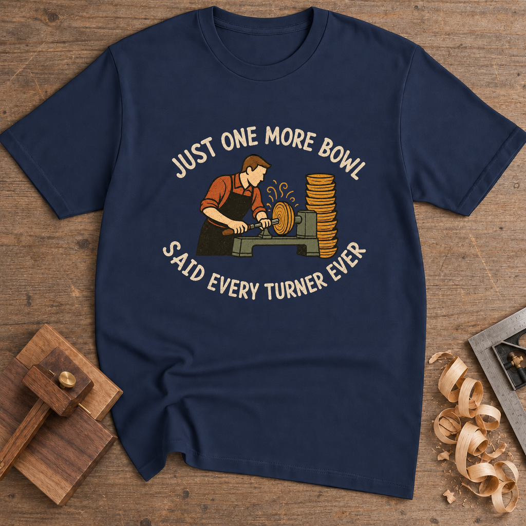 Just One More Bowl Said Every Turner Ever T-Shirt — Navy