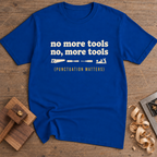 No More Tools Punctuation Matters T-Shirt — Royal
