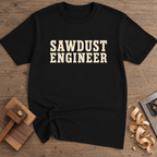 Sawdust Engineer T-Shirt — Black