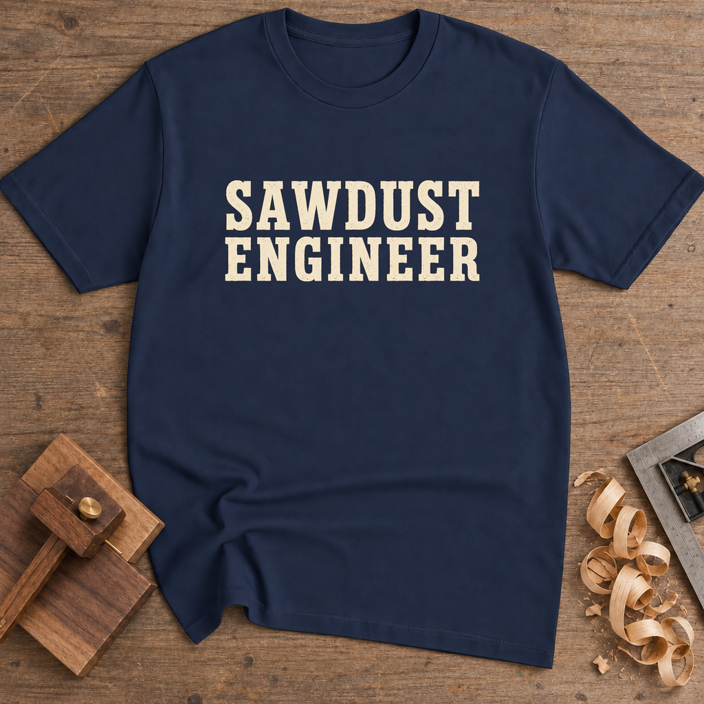 Sawdust Engineer T-Shirt — Navy