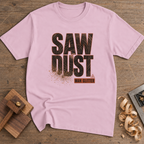 Sawdust Is Man Glitter T-Shirt — Light Pink