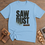 Sawdust Is Man Glitter T-Shirt — Light Blue