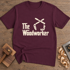 The Woodworker T-Shirt — Maroon