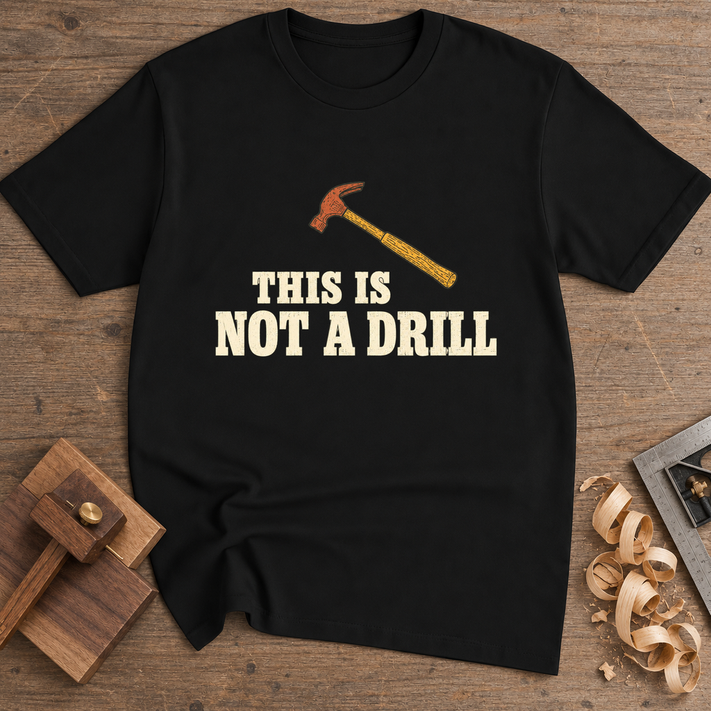 This Is Not a Drill T-Shirt — Black