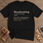 Woodworking Design Choice T-Shirt — Black