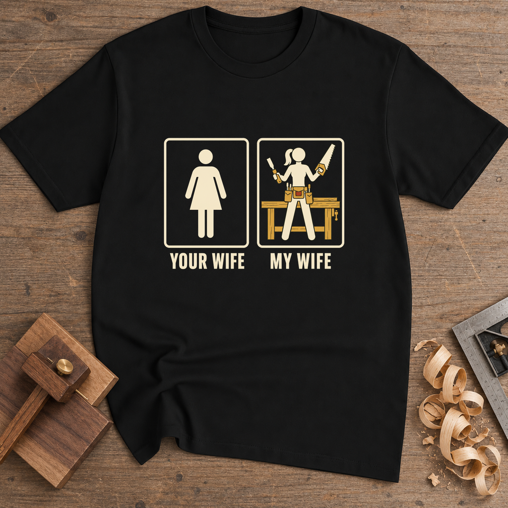 Your Wife My Wife T-Shirt — Black